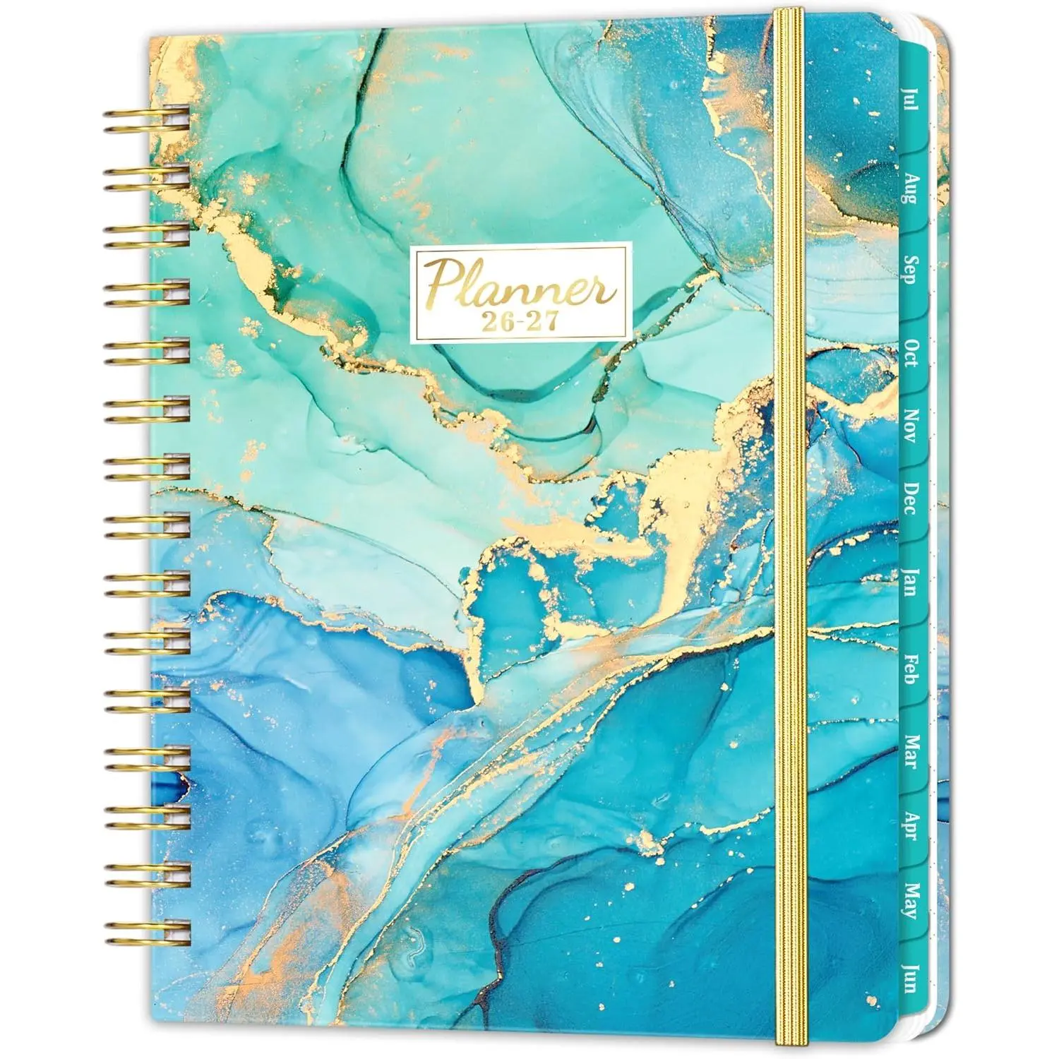 2026-2027 Planner - Planner 2026-2027, Weekly and Monthly Planner, July 2026 - June 2027, 6.4" x 8.5", Monthly Tabs, Hardcover, Daily Organizer