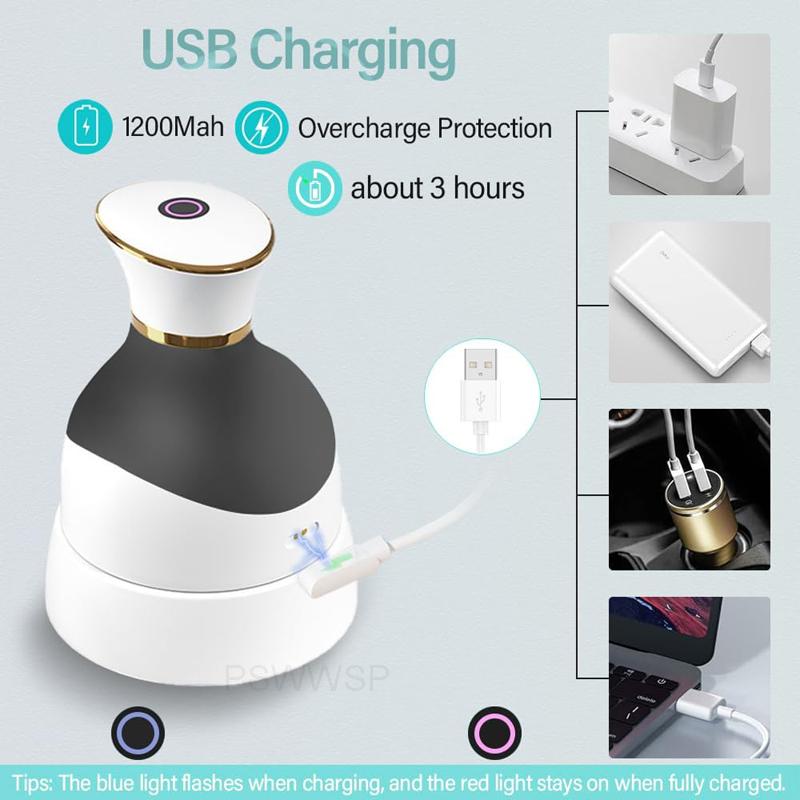 Portable electric scalp massager suitable for both pets and humans. Promotes hair growth, relieves stress, and enhances bonding. Rechargeable and waterproof head massager with deep kneading and stress-relieving functions.