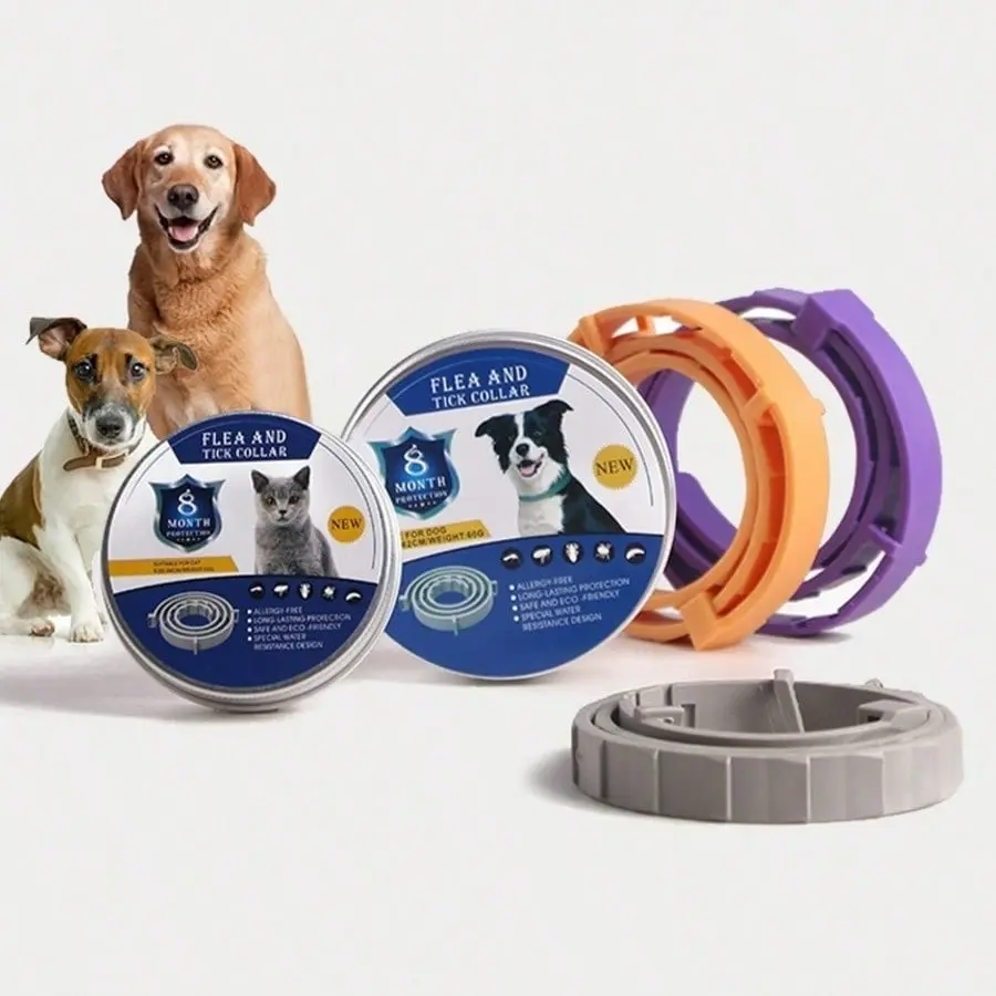 Pet Protection Kit for Large Dogs, Flea and Tick Control Collar, Odorless and Non-Greasy, Waterproof, Eliminates Fleas, Ticks, and Larvae, 1 Piece