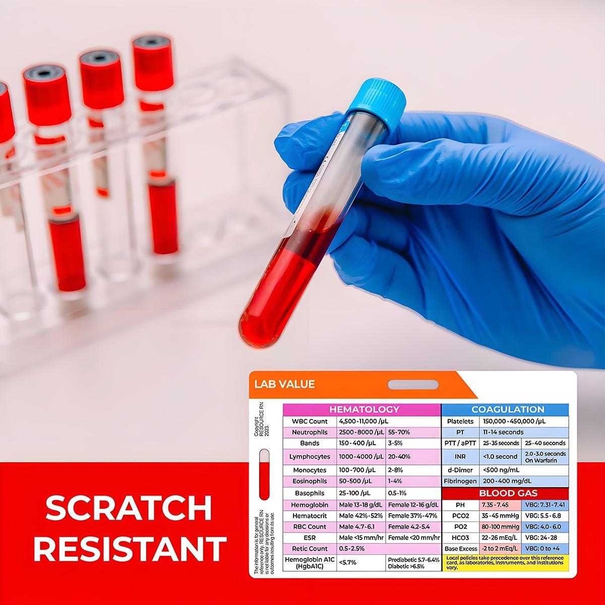 Lab Value Reference Card - Quick Clinical Guide - TikTok Shop