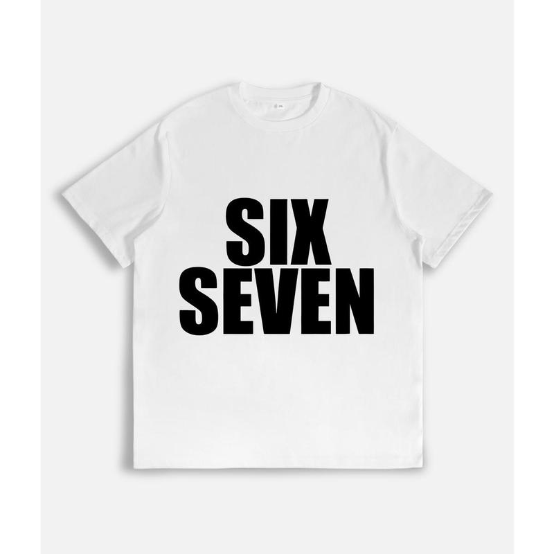 Fun Six Seven 6 7 Meme Design T-Shirt