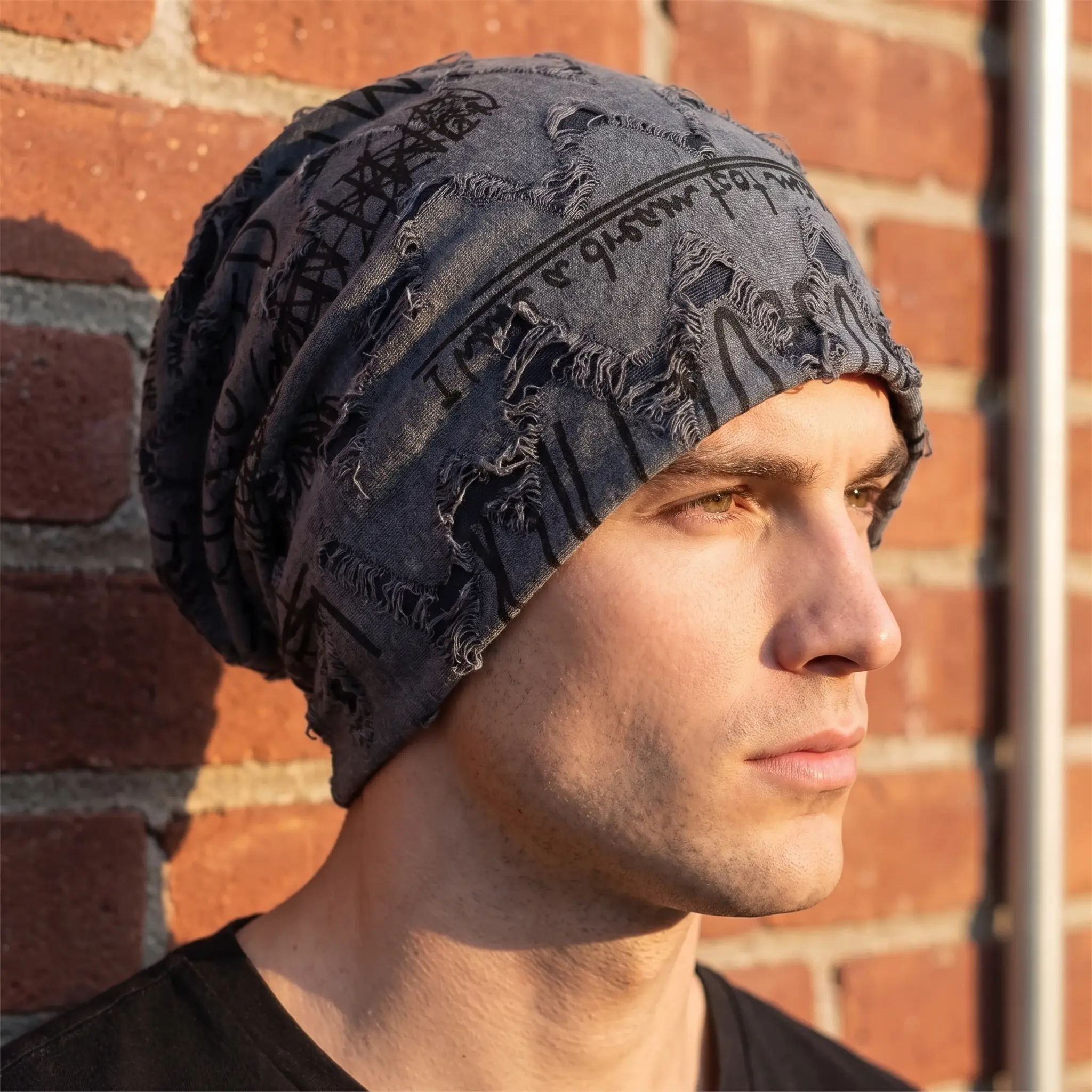 Cozy Oversized Knit Beanie For Women Men Lightweight Vintage Style Casual Spring Autumn Wear Unisex Slouchy Hat Everyday Essential