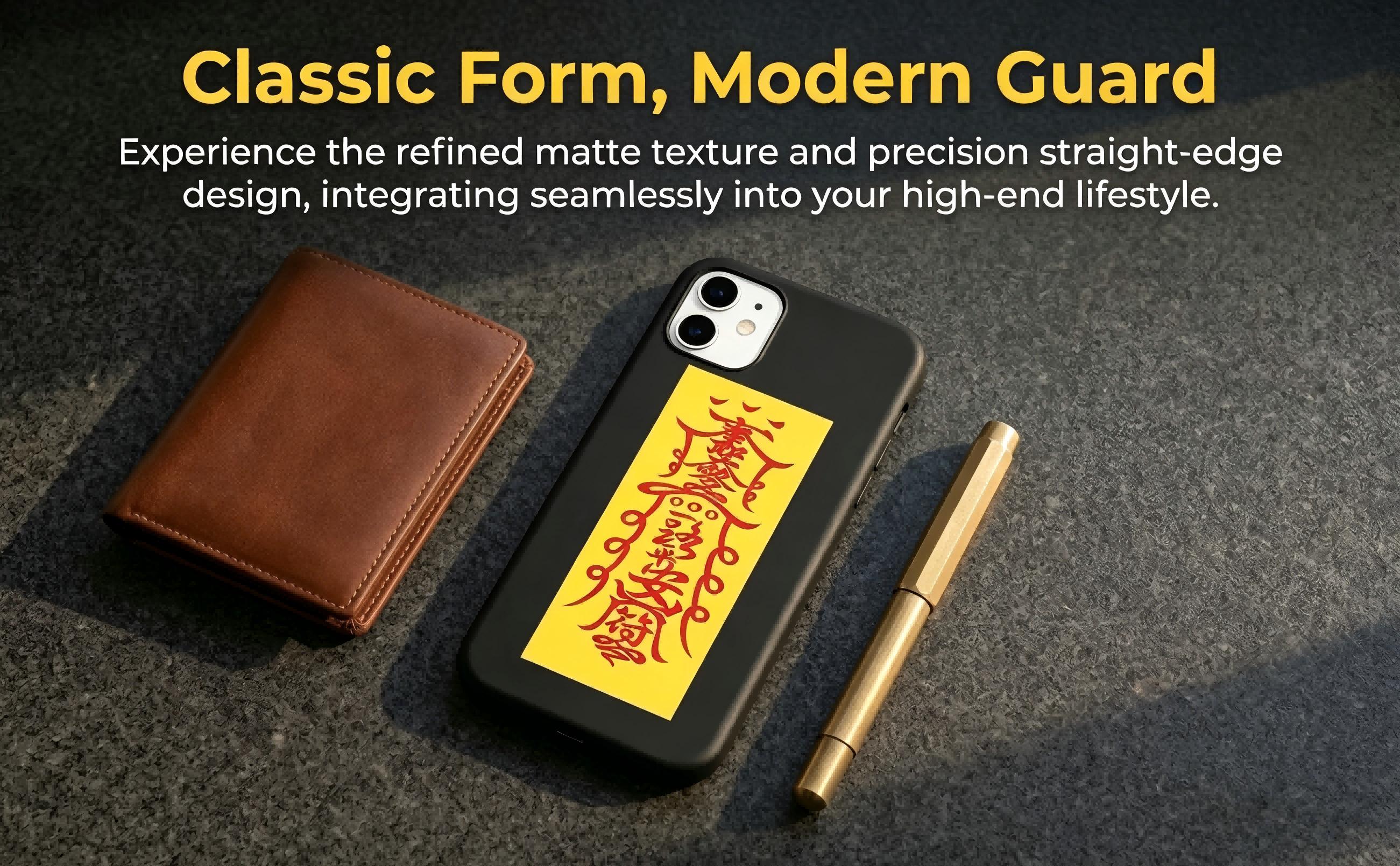 Oriental Aesthetics Cultural Souvenir Phone Case – Traditional Peace Symbol for iPhone 17 16 15 14 13 12 11 Air Pro Max Plus