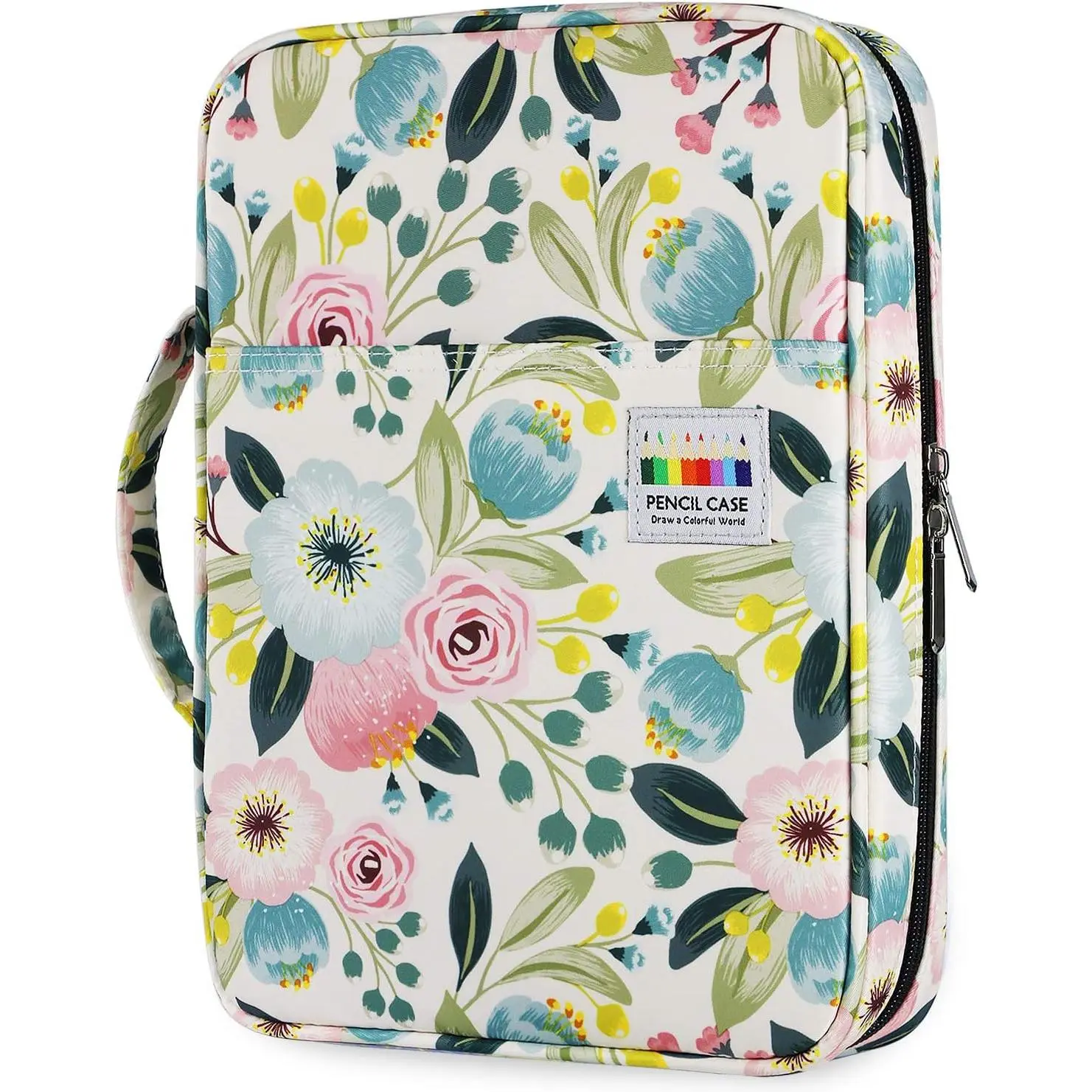 166 Slots Colored Pencil Case Holder - Pen Case Organizer with Multilayer Holder for  Colored Pencils & Gel Pen of Adult & Artist (blossom)