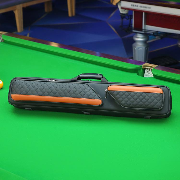 1/2 Billiard Cue Bag with Waterproof Cover, Nine-Ball 7-Hole Large Capacity Barrel Cue Bag, Stylish Billiard Cue Bag