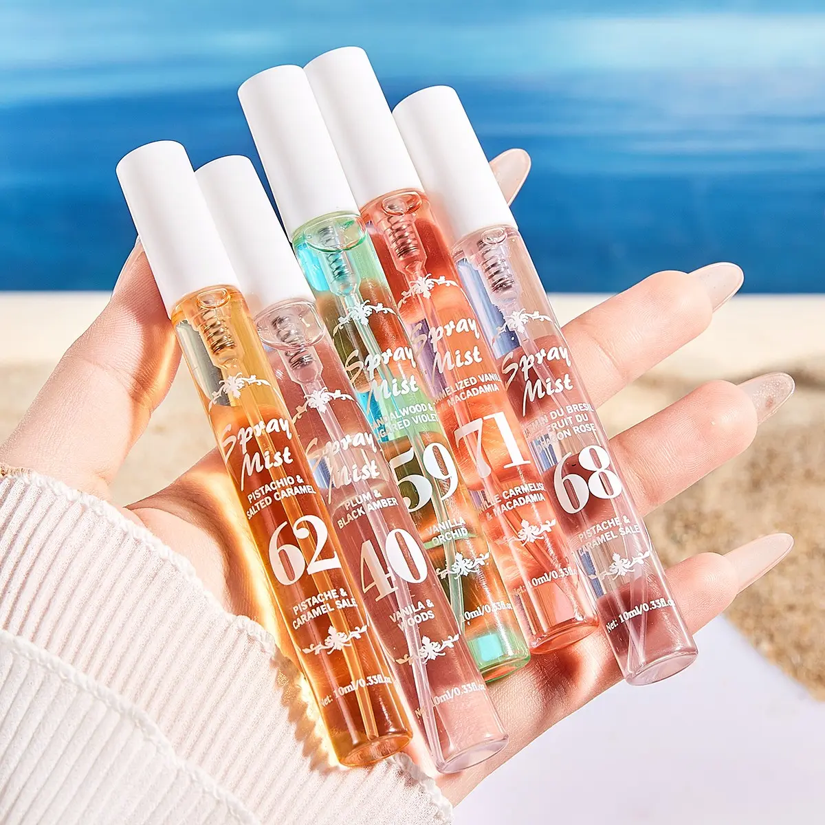 Fragrance Spray Set Travel Pack, Ideal for Sports, Casual, Dates, Parties, Home, Office, Car, Perfect Gift, Portable Design