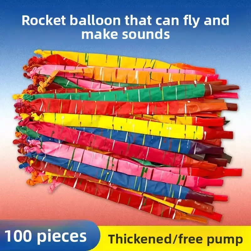 Thickened Rocket Balloon Set, Festive & Party Supply Outdoor Toy for Kids