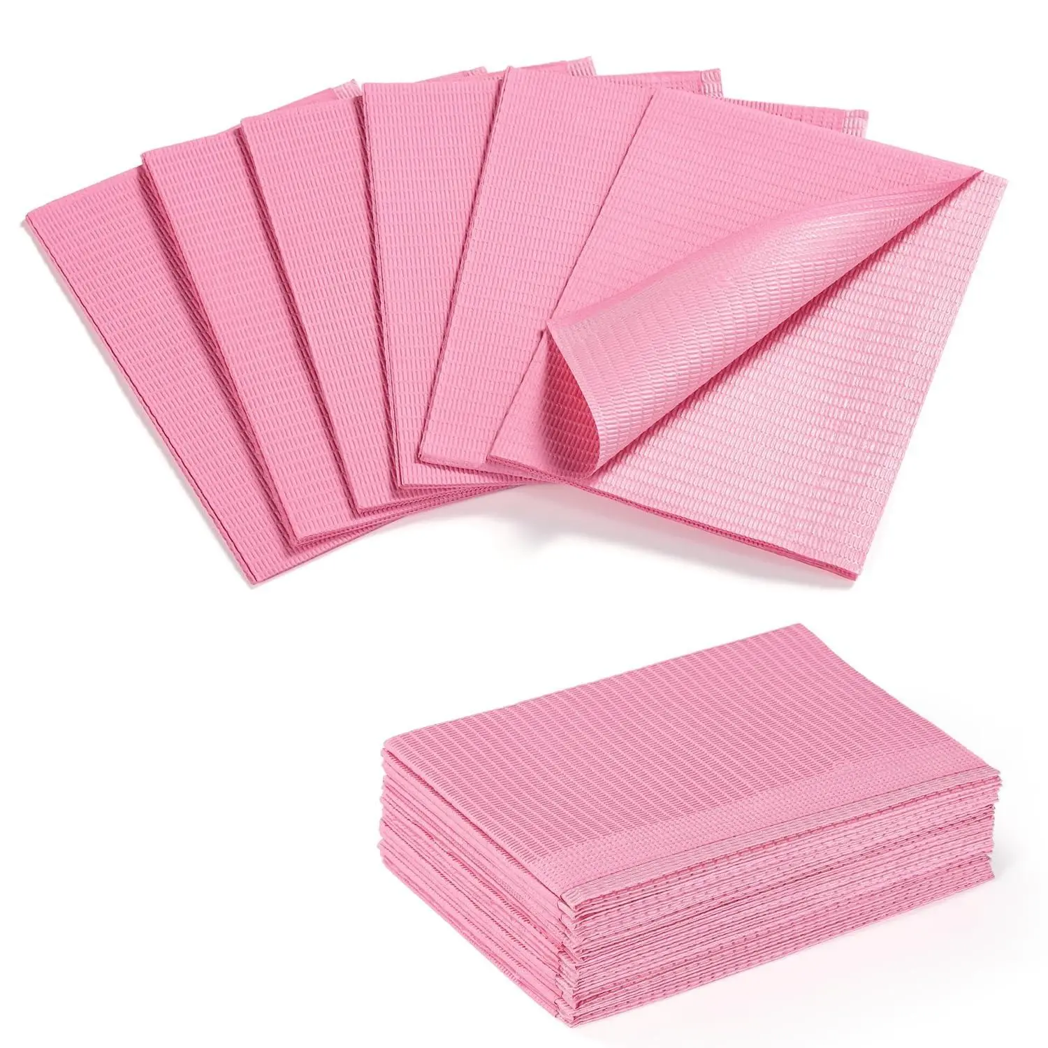 Disposable Nail Pads: 25pcs/Pack Foldable Nail Paper Towels Suitable for Tables Acrylic Nail Practice Sheets 3-Layer Waterproof Nail Art Table Pads Cleaning Pads Suitable for Salon Nail Art