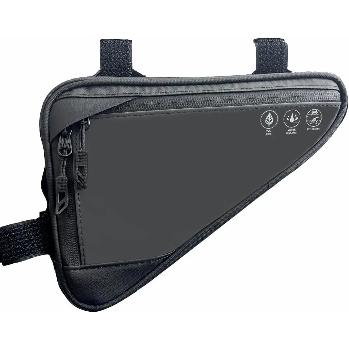 Frame Bag 2L, Water Resistant  Triangle Storage Pouch, Slim Top Tube Pack for MTB Mountain Road Commuter Cycling, Under Seat Gear for Phone Tools Accessories