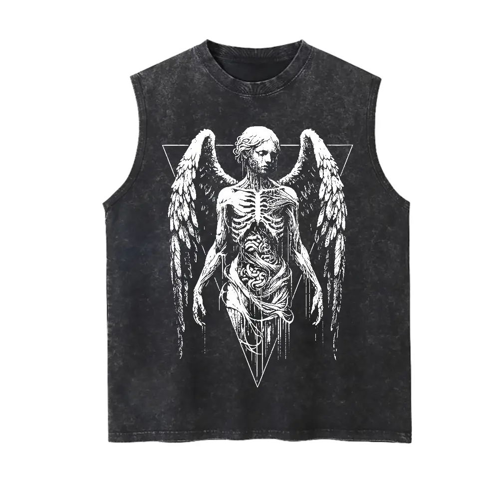 Vintage Tank 90s Graphic Sleeveless Tank Tops Men Vest Streetwear Outfits Men Vacation Outfits Sleeveless Shirt