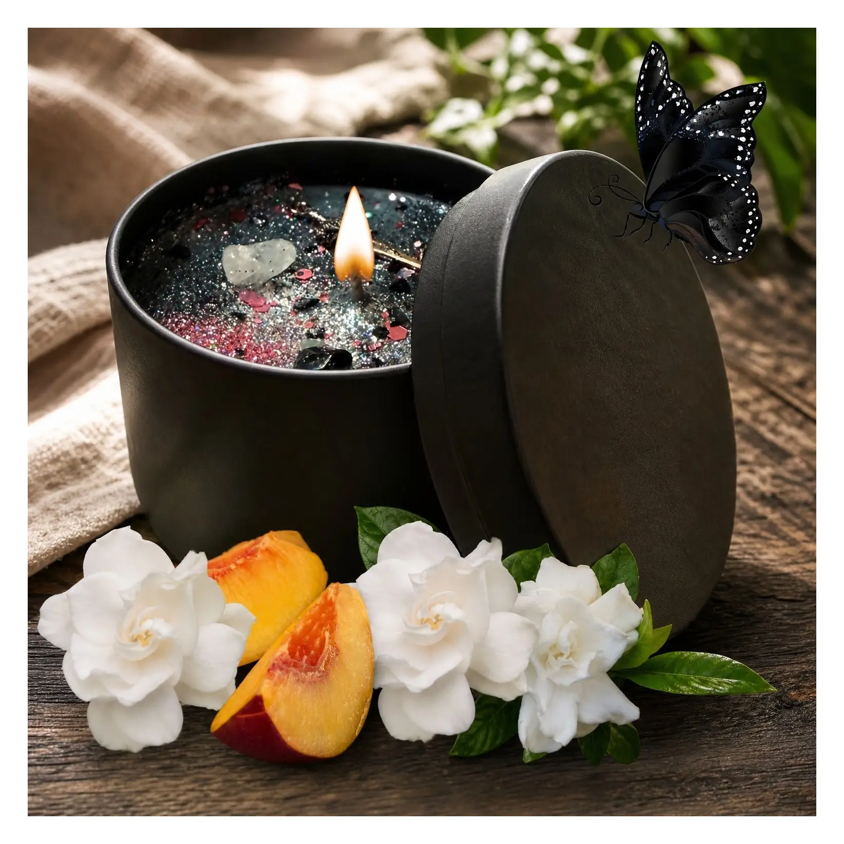 Spiritual Soy Candle for Energy Cleansing, Cutting Ties, Removing Hexes & Bad Luck | Non Toxic Sage Candle to Cleanse Your Home, Calm & Relax | Small 4ozGift