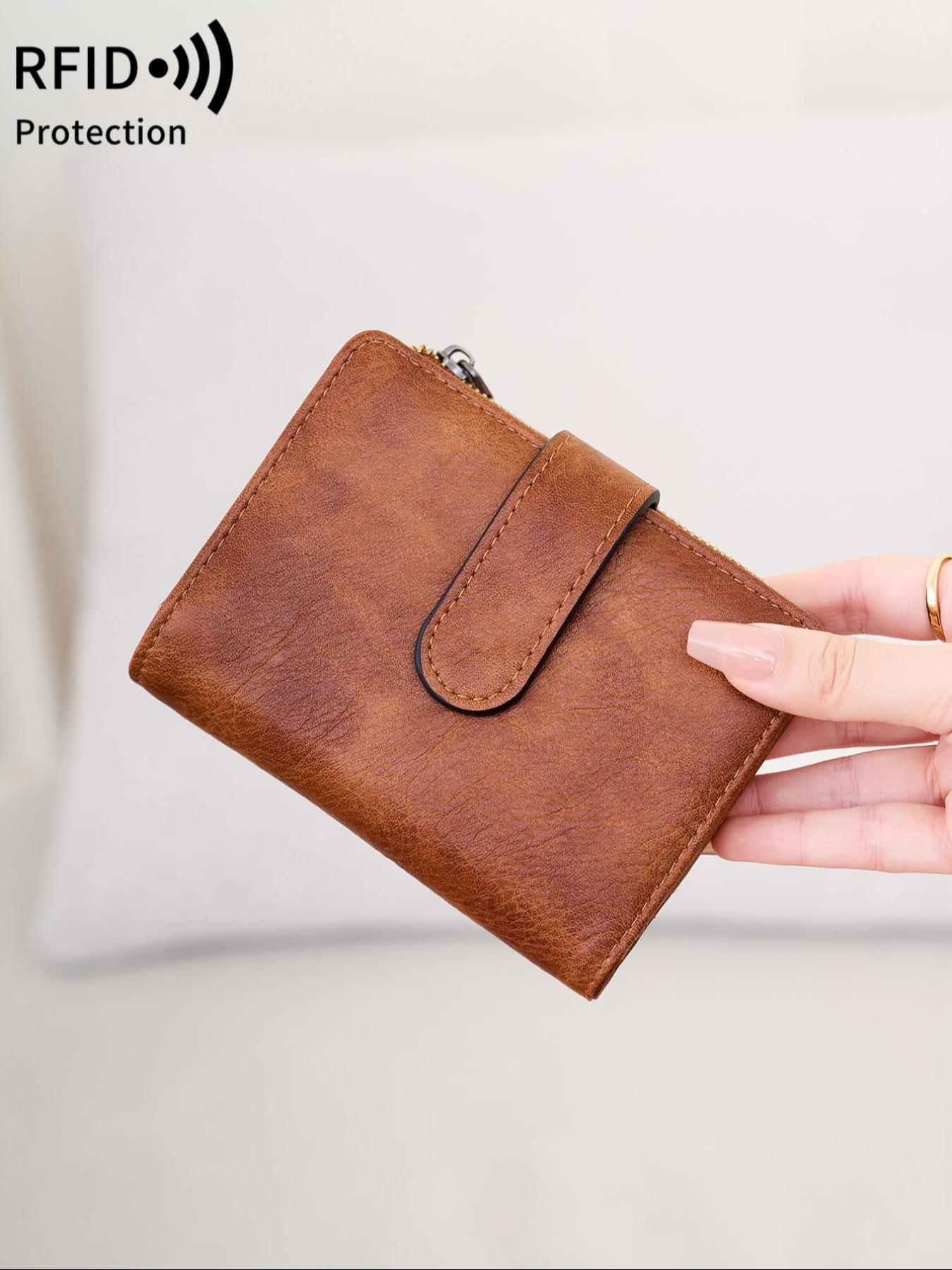 Women's Vintage Multi Card Slot, Portable Multi-functional Short Wallet, Casual Trendy Versatile High-quality Daily Wallet, Durable Fashion Wallet