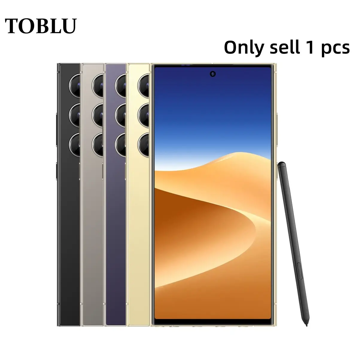 TOBLU S24 Pro Smartphone, 6.8 Inch HD Display, 4100mah Battery, Android 12, Dual Sim, 6gb RAM, 64GB Storage, Handwriting Pen Included