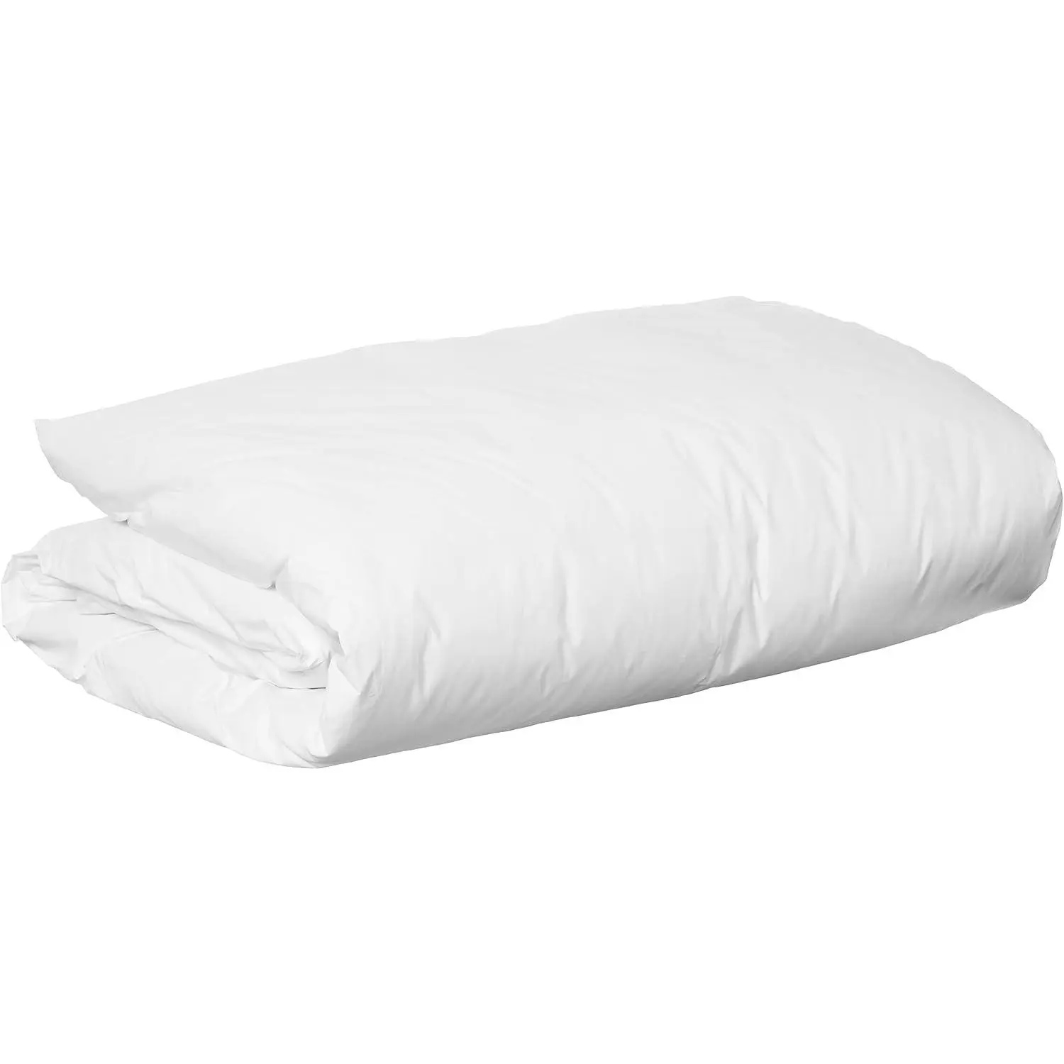 Duvet Comforter Protector -  Size - 66" x 86" - White - Breathable 300 Thread Count  Cover - Zippered Encasement - Bedding Linen