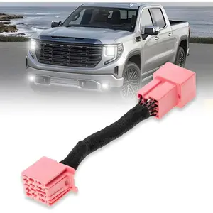 All Lights 6 High Mod Module for 2026 GMC Sierra Chevy Silverado 1500 2500 HD, Fog Lights Always On Harness Fog/Low Beams on When High Beams on Plug and Play Module 2022+ GMC Sierra Chevy Silverado