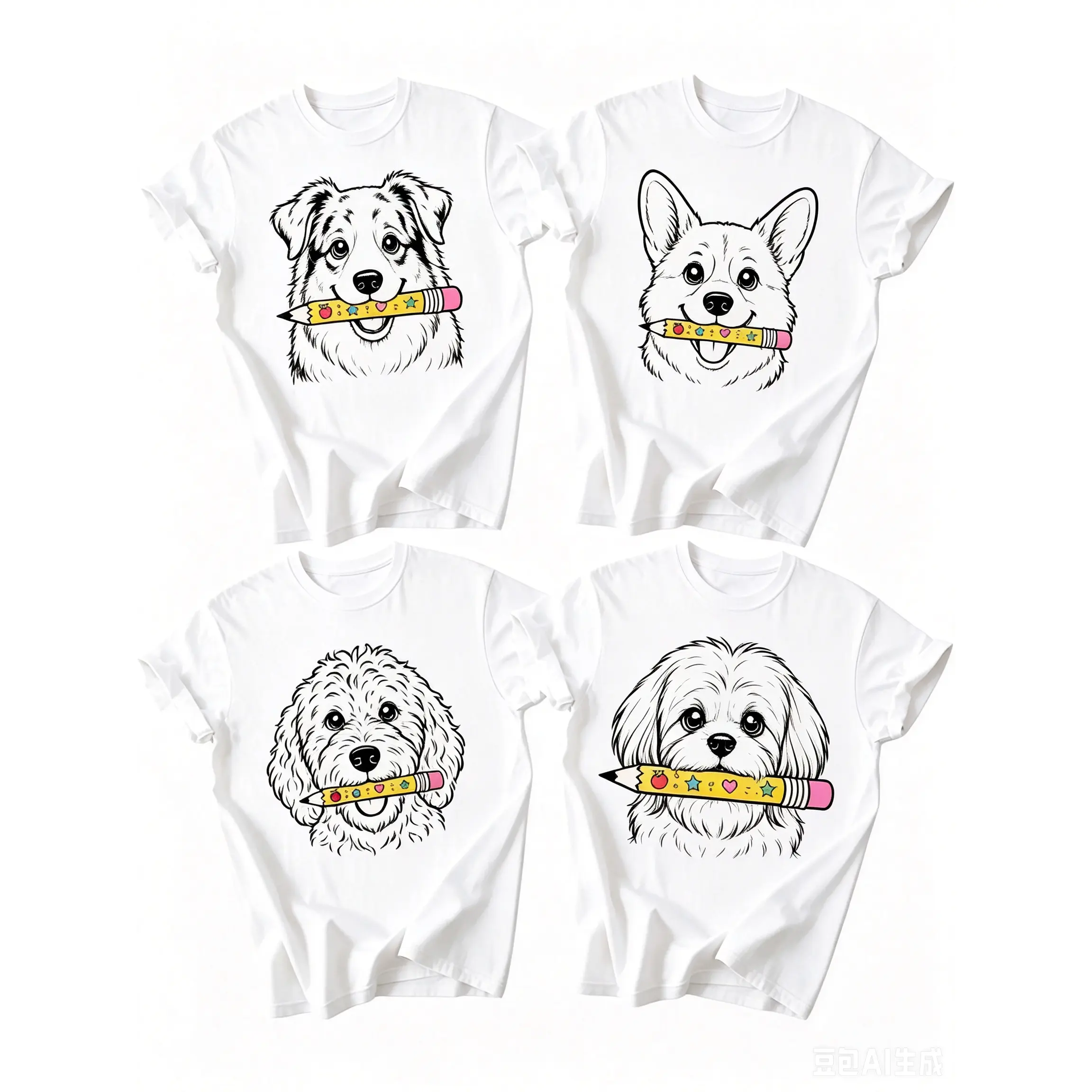 50+ Dog Breeds Back to School T-Shirt, Cute First Day of School Teacher Tee, Puppy Graphic Shirt, Kindergarten to 5th Grade School Gift, Dog Mom Teacher Apparel, Unisex Tee