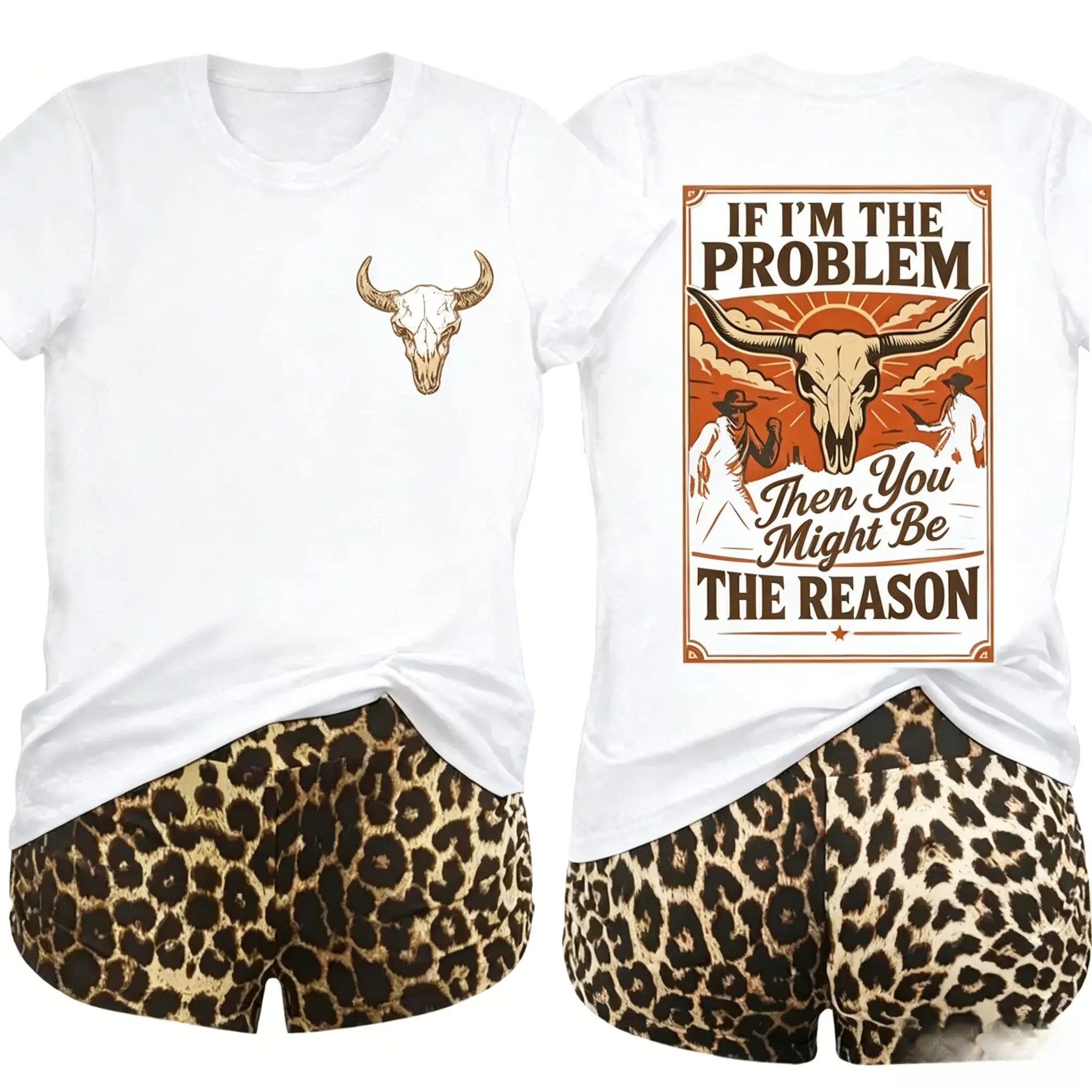If I'm The Problem, You're The Reason Western Tee If I'm The Problem, You're The Reason Western Tee