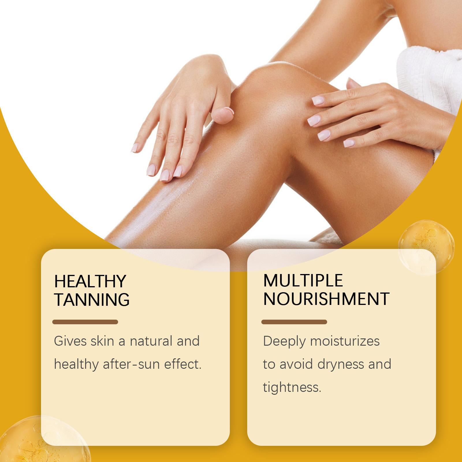 OCEAURA Browning Lotion with Coffee Seed Oil & Argan Oil, Tanning Body Lotion with UV Protection, Non-Greasy Fast Absorbing, Deep Nourish Coconut Kaju Oil for All Skin Hydrating Intensive Gel tan shower sunscreen spray bronzing agent