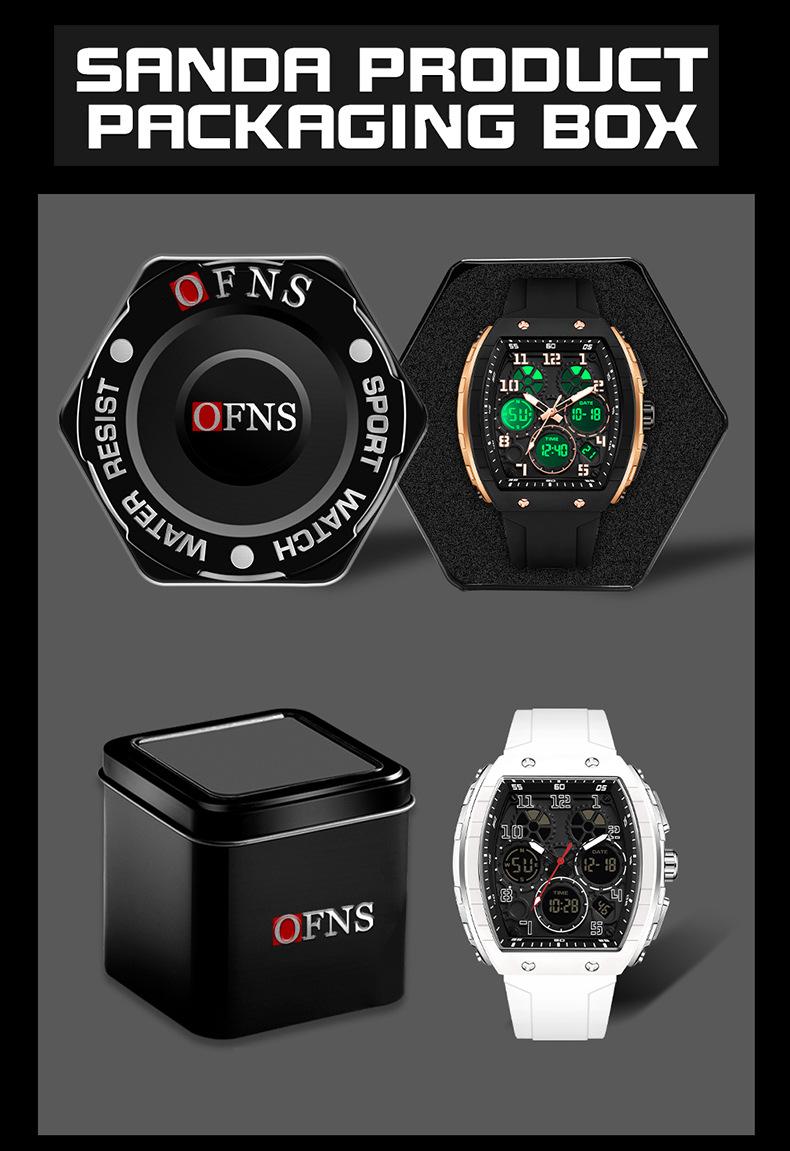 Ladies' sporty digital watch, fashionable digital watch with luminous and alarm functions, modern waterproof unboxed electronic watch,-quality design