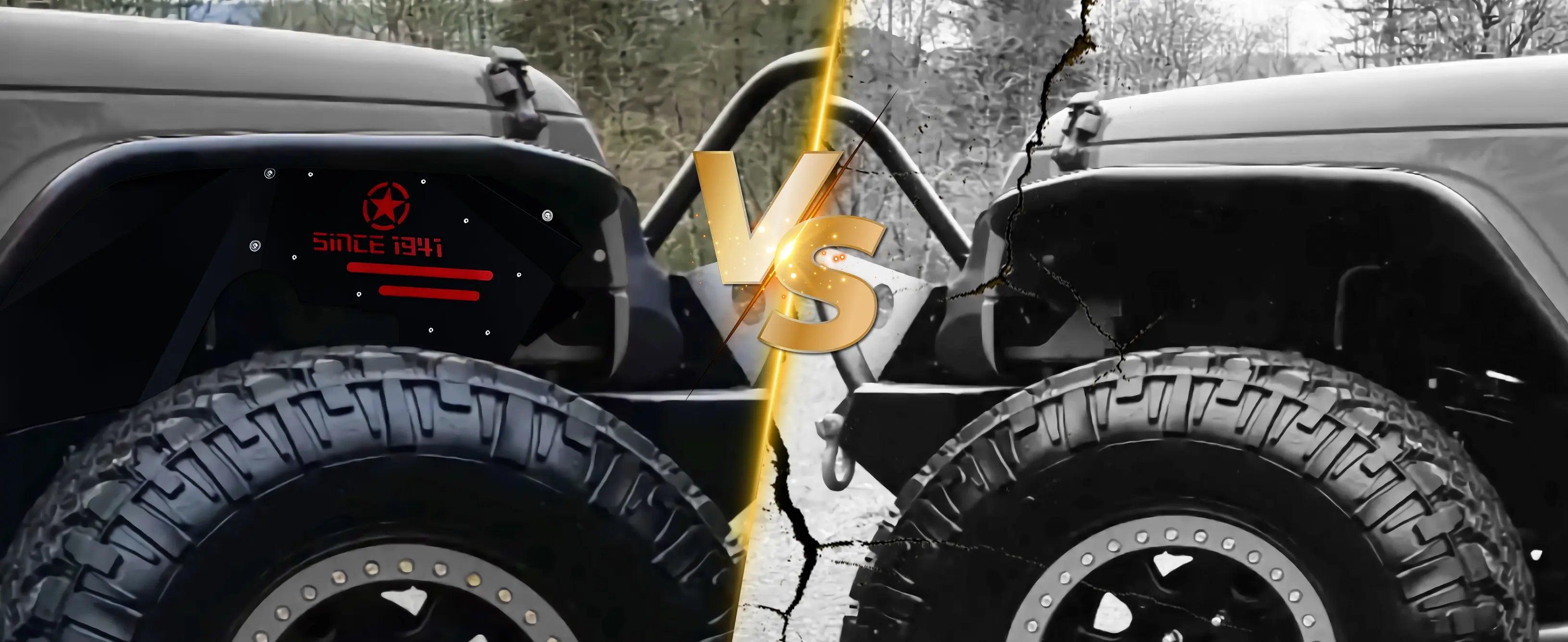 Inner Fender Liners for 2007-2018 Jeep Wrangler JK & JKU Unlimited (2/4 Doors) | Yzona