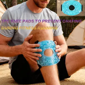 1pc Ice pack knee brace, sports bandage cold compress pack, anti-chafing and prevention for fitness and running, hot and cold compress sleeve, leg joint cold compress bag, Trainer Bandage