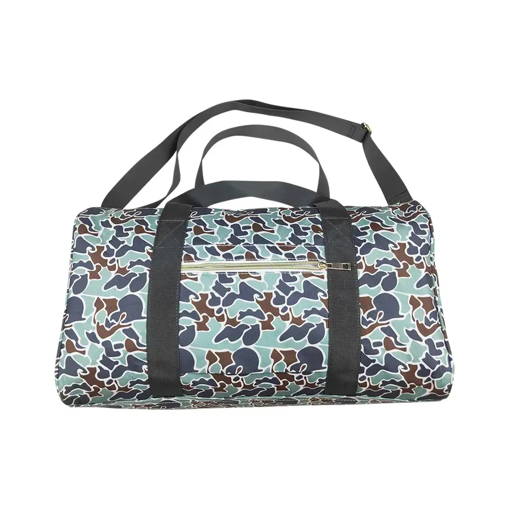Camouflage Brown Green Gym Bag