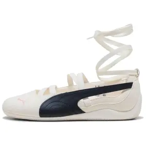 PUMA x ROSÉ Speedcat Leather Ballet-Inspired Sneakers for Women – Comfortable, Cut-Out, Color-Blocked, Versatile Verifiable, with credentials and supporting global authentication