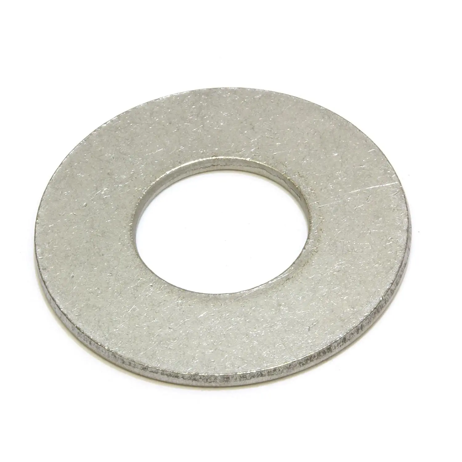 1/2 in Flat Finish Stainless Steel Washers, 1-1/4 in Outside Diameter - 18-8 (304) Stainless Steel, Rust Resistant - 25 Pack for General Project Use