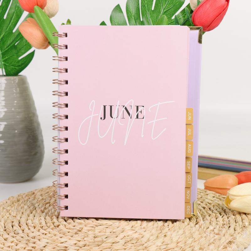2026 Soft Lavender All-in-One Planner: Elegant Spiral-Bound Organizer with Luxe Gold Accents – Complete with Yearly Overviews, Monthly Spreads, Weekly Breakdowns & Daily Pages to Keep Your Life Organized in Understated Style