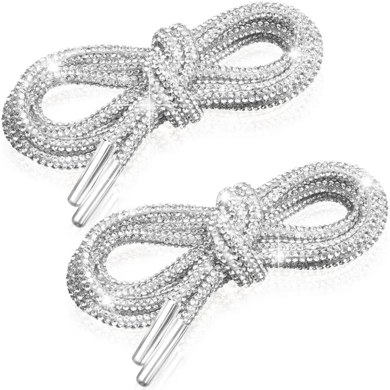 4mm Sparkle Rhinestone Cord, Shiny Crystal Beaded Decor Rope, Flexible Glitter Embellishment String, Versatile Craft Accessory for Apparel, Sneakers, Hoodies, DIY Handmade Projects & Custom Decor