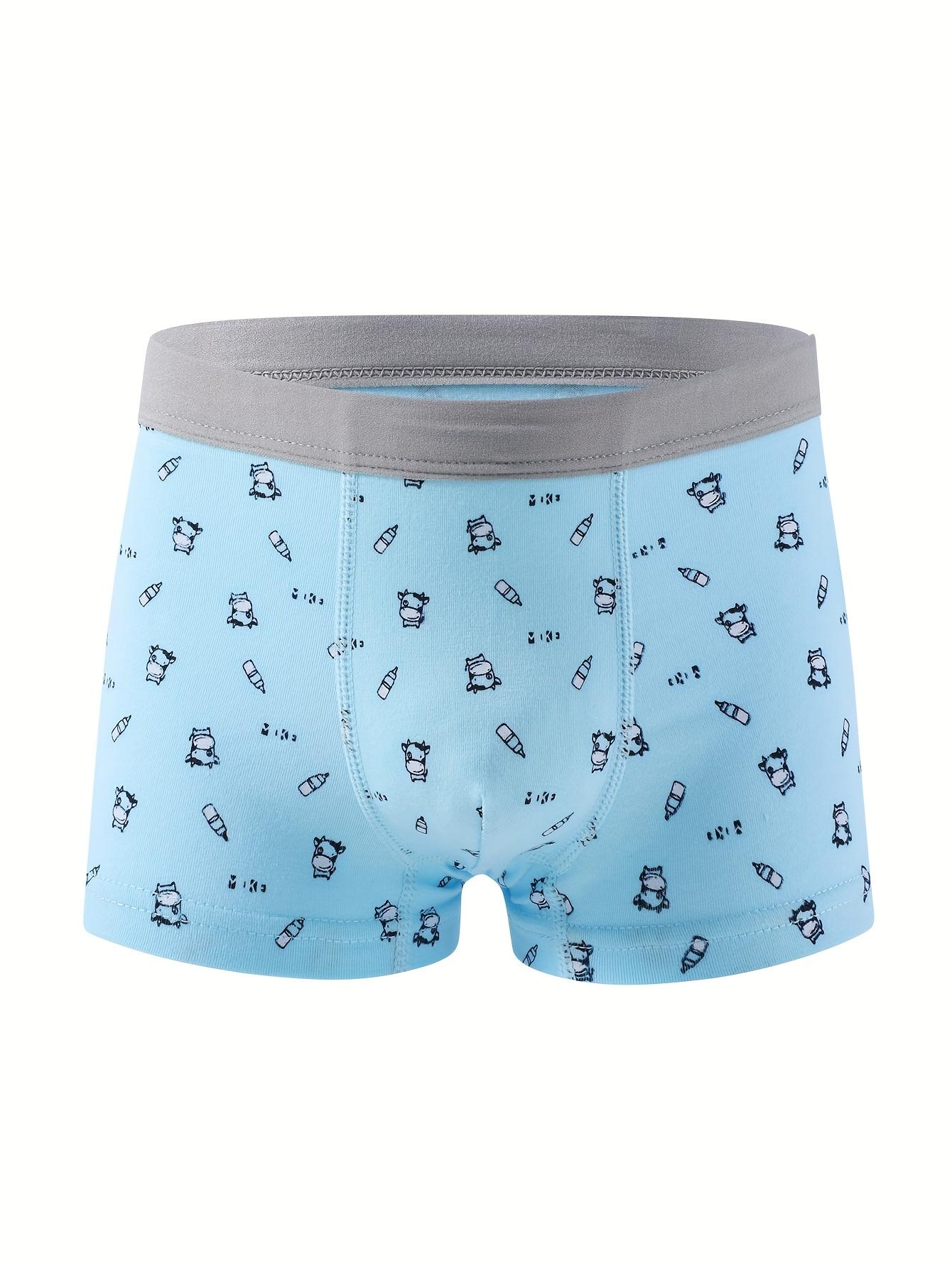 Boys' Class A Pure Cotton Boxers, 12-Pack Soft Breathable Underwear for 3-4y, 4-5y, 5-6y, 7-8y Kids, 12‑Pack Value