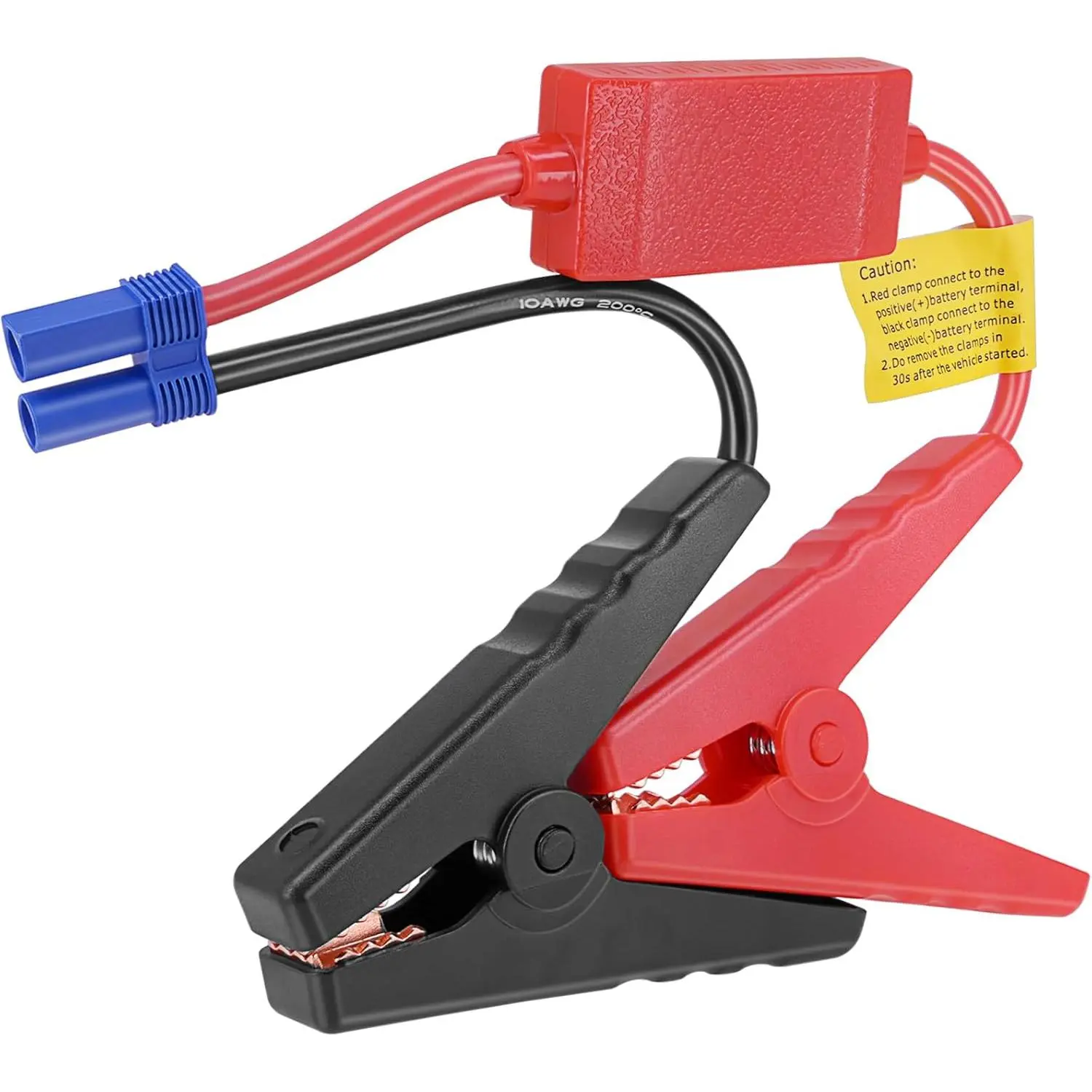 EC5   Jumper Starter ,  EC5 Female to  Clip Jumper Starter Adapter,   Starter Booster Cord  Clips,for 12V Portable 10AWG