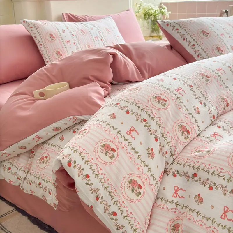 Multi-Color Gradient Ombre 3-Piece Comforter Set, Modern Base Bedding, Decorative Bedding Set, Comfy Bed Sets, Bedroom Decor, No Padding, One Size, Size Chart