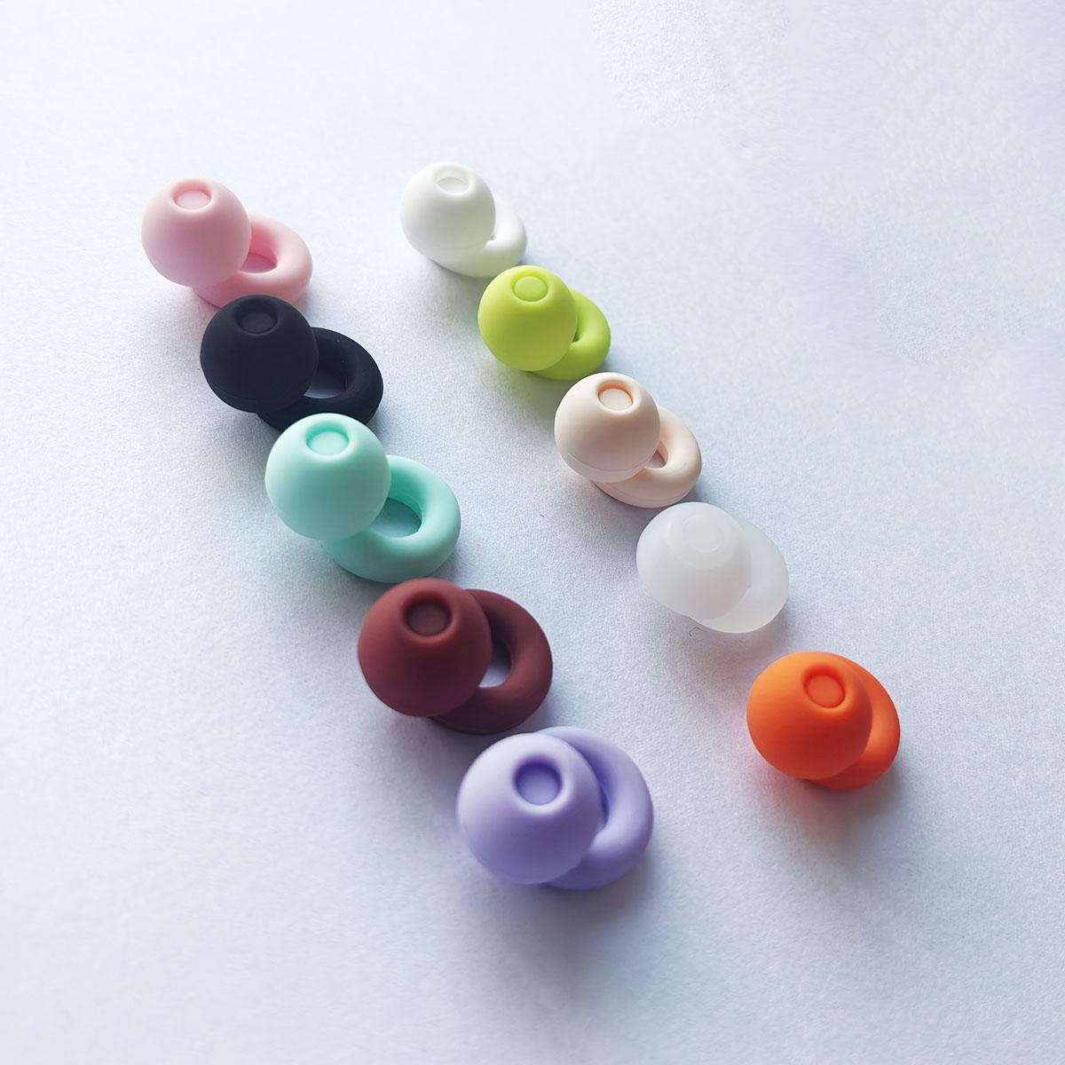 Reusable Noise-Reducing Earplugs with 3 Pairs Earbud Tips, 18dB Noise-Cancelling Hearing Protection for Sleeping, Swimming & Sports, Waterproof Earplugs