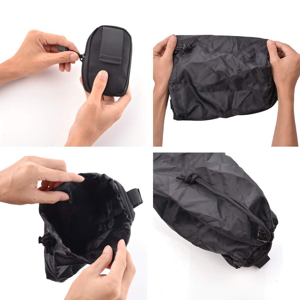 Outdoor multi-functional leisure sports small waist bag x 2, tactical folding reusable bag, Mole's Clothing camouflage waterproof hiking bag
