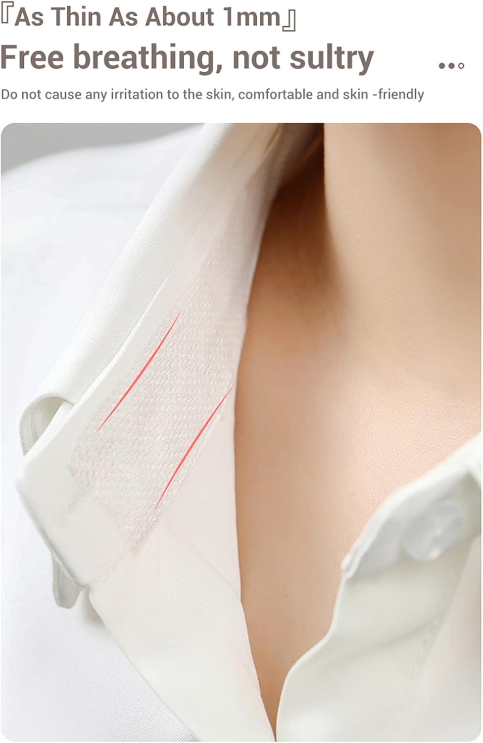 2 rolls of collar stickers, sweat pads self-adhesive collar protectors, disposable shirt collar lining invisible anti-sweat protectors, Breathable, Cut & Stick 2 rolls of collar stickers, sweat pads self-adhesive collar protectors, disposable shirt collar lining invisible anti-sweat protectors, Breathable, Cut & Stick