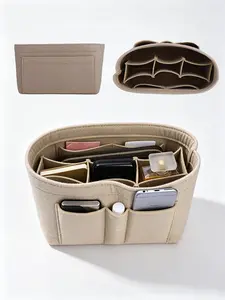 Wallet Organizer Bag, Felt Storage Bag for Handbags, Wallet Support Stand, Handbag Protector Insert, Handbag Divider Organizer, Handbag and Pouch Guard