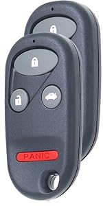 Keyless Remote Car Key Fob Replacement for Honda Accord Acura TL KOBUTAH2T 1998 1999 2000 2001 2002 2003 72147-S0K-A02 72147-S84-A03 4 Button 1 Pack