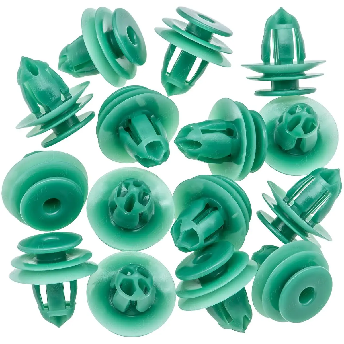 15pcs Car-Specific Plastic Door Panel & Interior Trim Retainer Clips, Part No. 91560-SZW-003 for Honda Accord, CR-V, CR-Z, Civic, Odyssey, Pilot, Plastic Clips, Functional Parts
