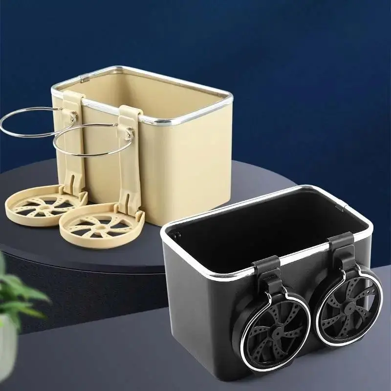 Car Armrest Box Storage Box - With Cup Holder Model Car Organizers Car Interior Organizers
