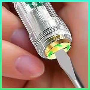 24-250V Portable Electrician Circuit Tester Pen, Responsive Electrical Tester Pen, Non Contact Voltage Tester Pen with LED Indicator Light Waterproof Electricity Measurement Pen (1PCS) 24-250V Portable Electrician Circuit Tester Pen, Responsive Electrical Tester Pen, Non Contact Voltage Tester Pen with LED Indicator Light Waterproof Electricity Measurement Pen (1PCS)