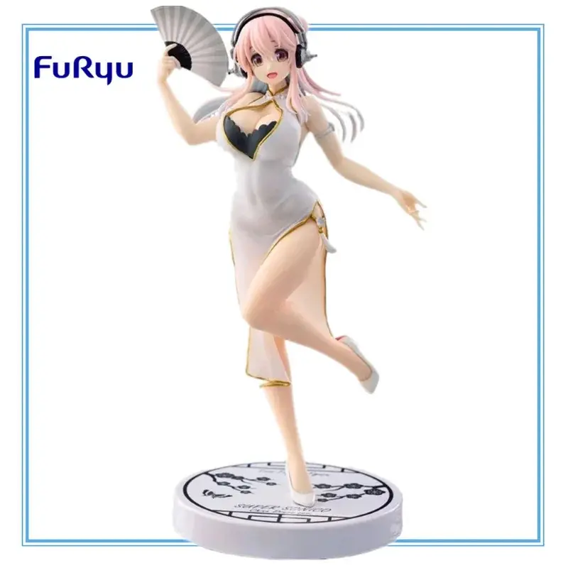 Original FuRyu Trio-Try-iT Figure SoniComi (Super Sonico) Sonico Anime Figure Action Figure Model Decoratio Birthday Gifts