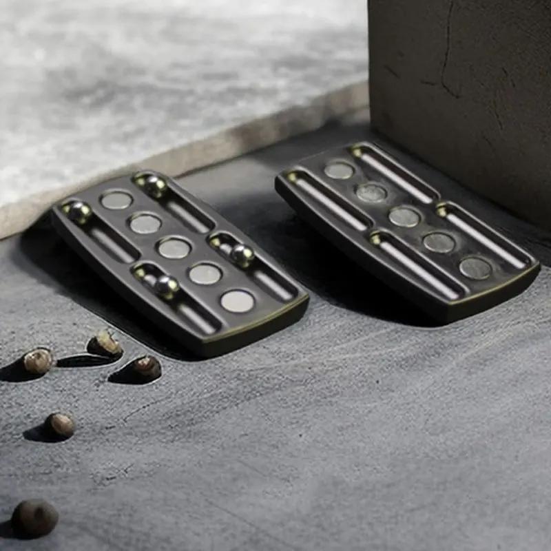 Fingerprint Magnetic Haptic Slider EDC Fidget Slider Metal Fidget Toys ADHD Tool Adult Anxiety Stress Relief Toys finger spinner