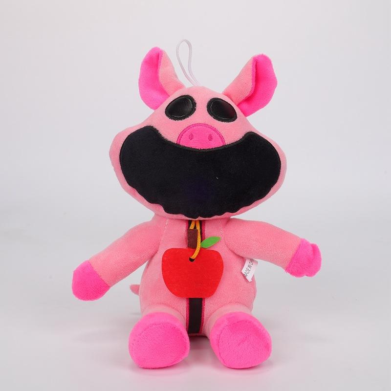 Smilingcritters Terrifying Smiling Animal Simplified Purple Cat Plush Toy