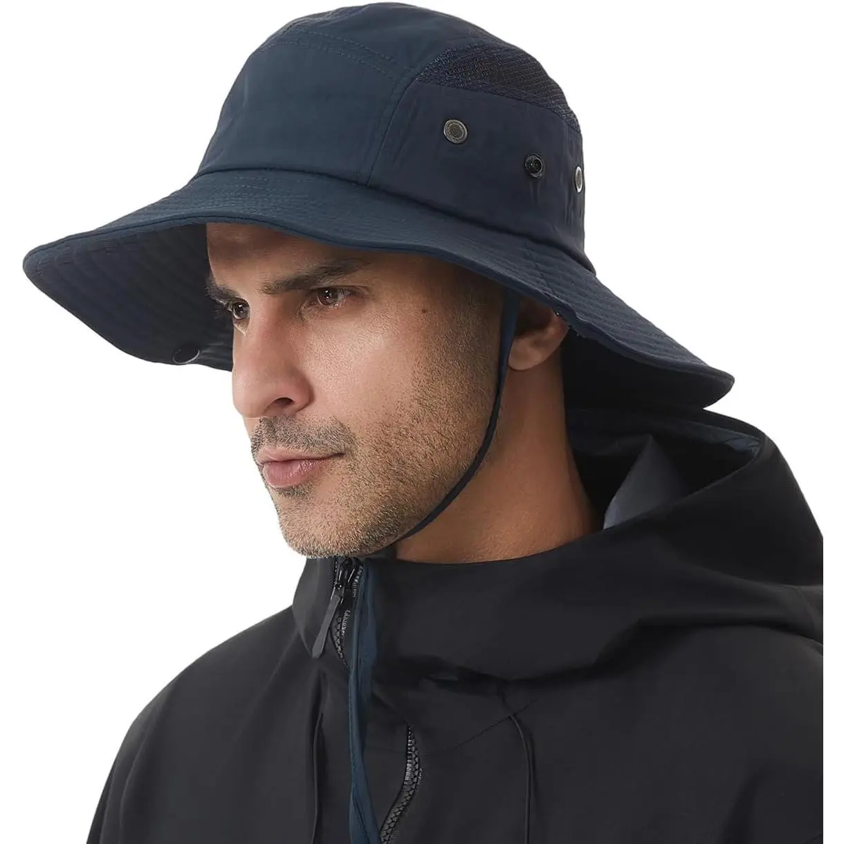 Sun Hat for Men Women UPF50+ Fishing Hat  Breathable Bucket Hat, UV Protection Wide Brim Summer Safari Hats