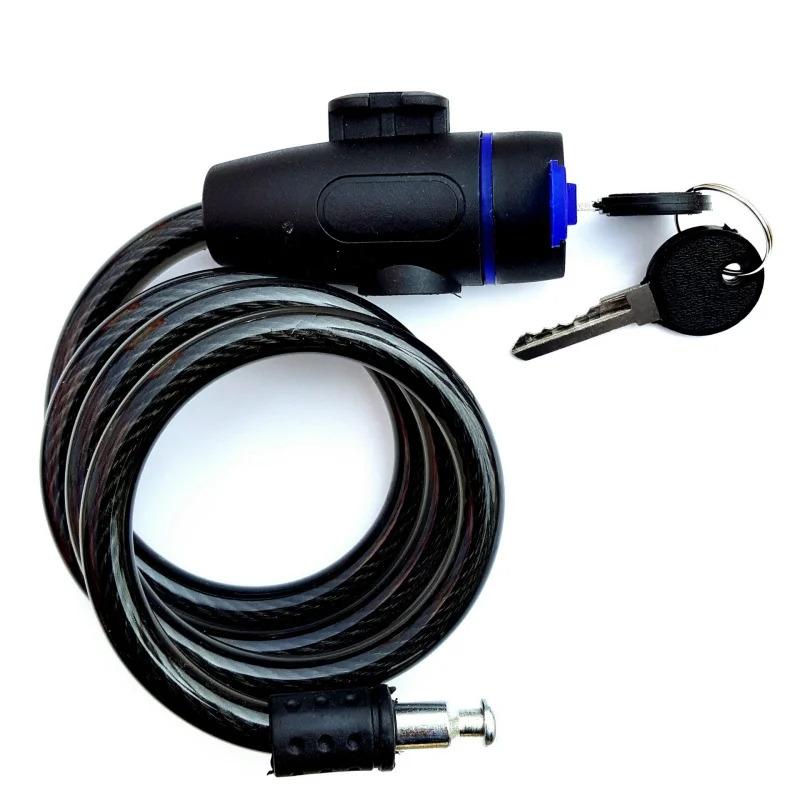 Heavy Duty Motorcycle Chain Lock 80cm Metal Anti Theft Bike Lock with 2 Keys for Maximum Security and Reinforcement of Bicycle