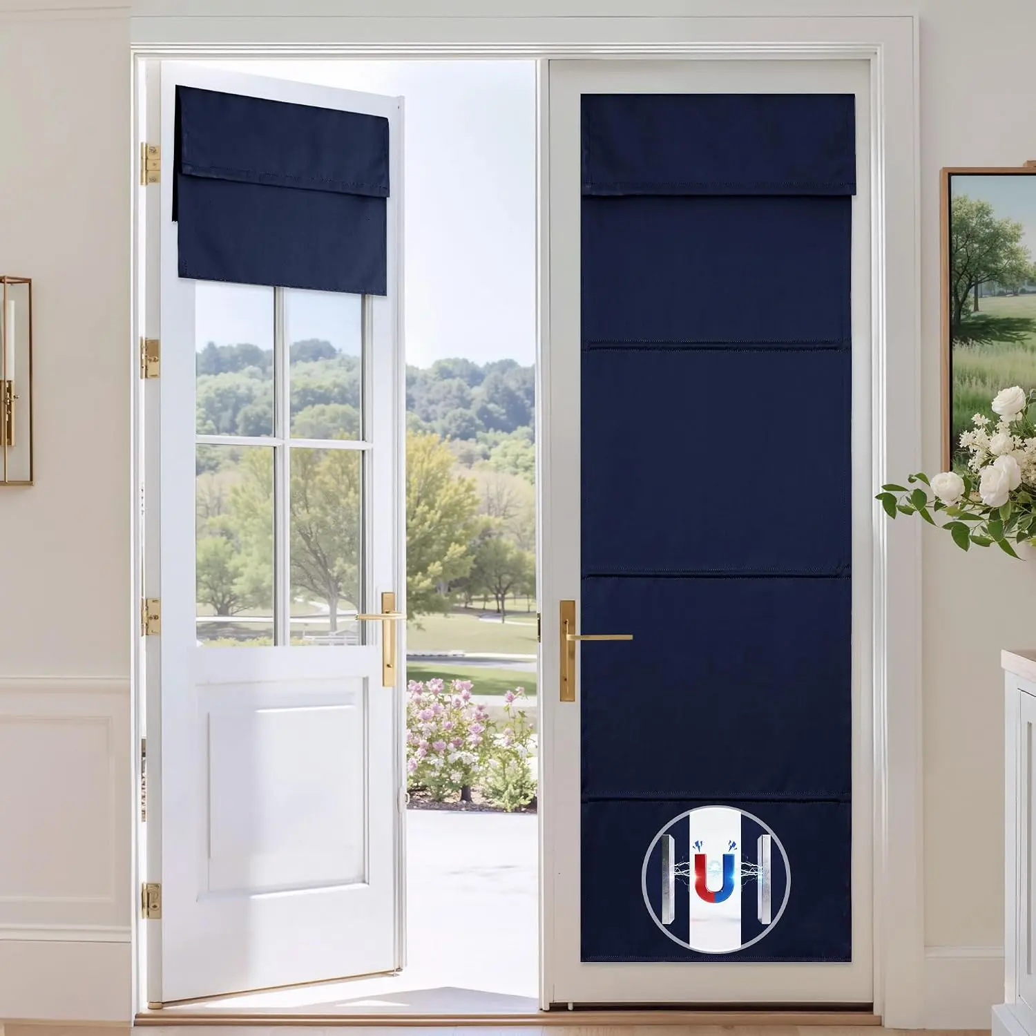 Blackout French Door for Door Window