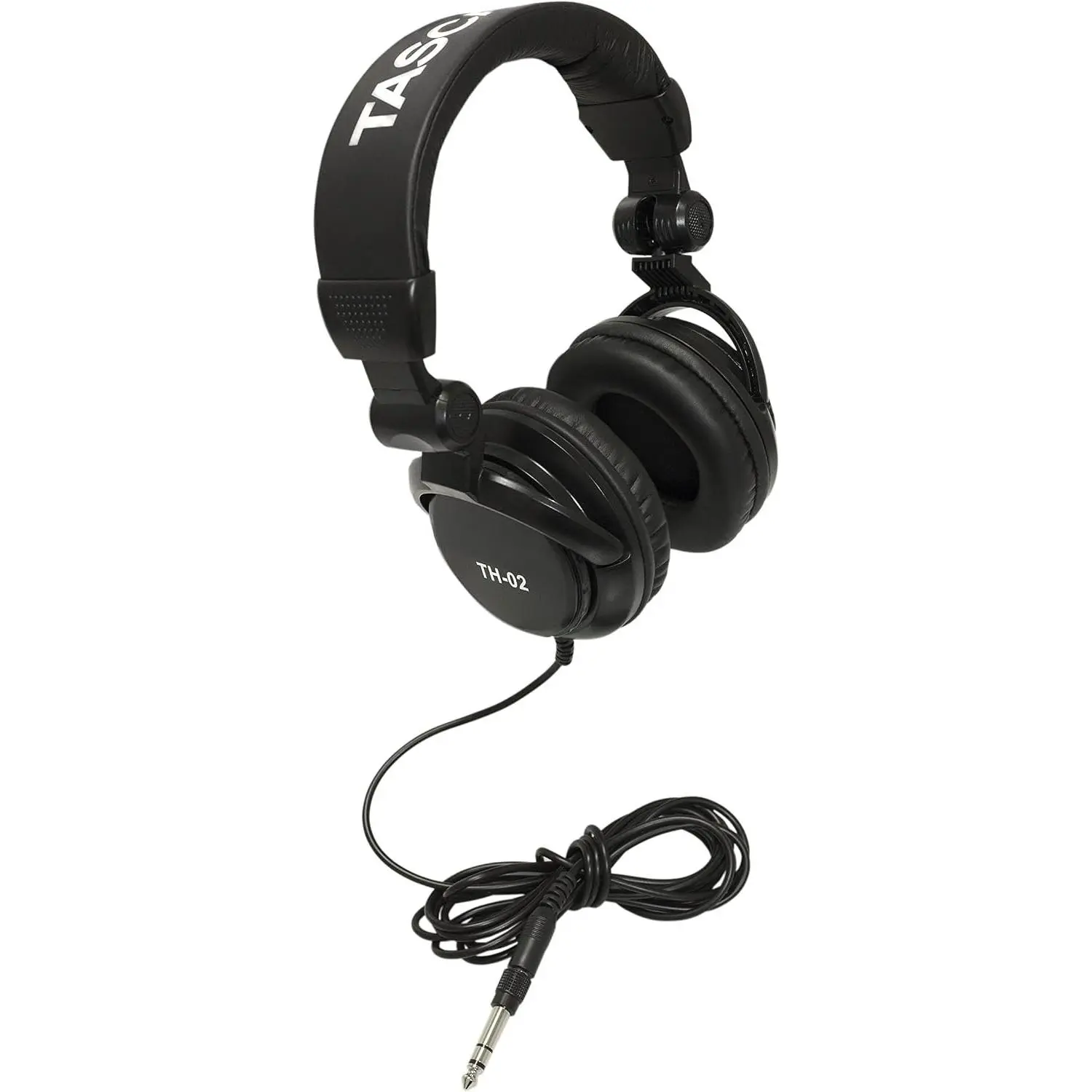 TH-02 Professional Studio  Headphones, Wired, Over Ear — for Recording, Podcast, DJ,  and Guitar, with 1/4 Inch Jack Adapter