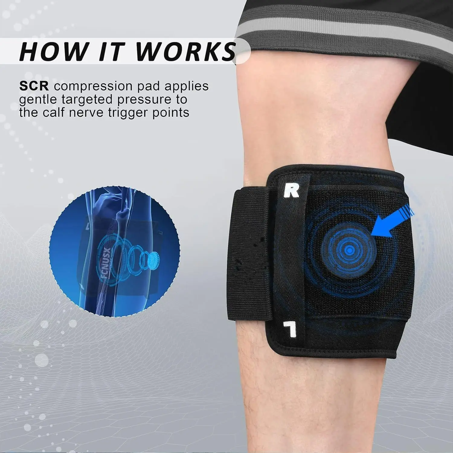 Sciatica Nerve Pain Relief Brace, Waist & Hip Knee Support, Pressure Pad Directed Compression, Unisex, 1pc/2pcs, Comfortable Design