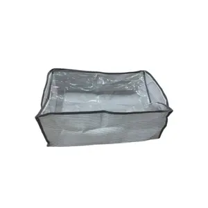 1 large clothing storage bag, flip-top transparent window; large-capacity clothing storage bag is ideal for wardrobes, under-bed space or travel, effectively saving space, storing seasonal clothes and sheets and quilts